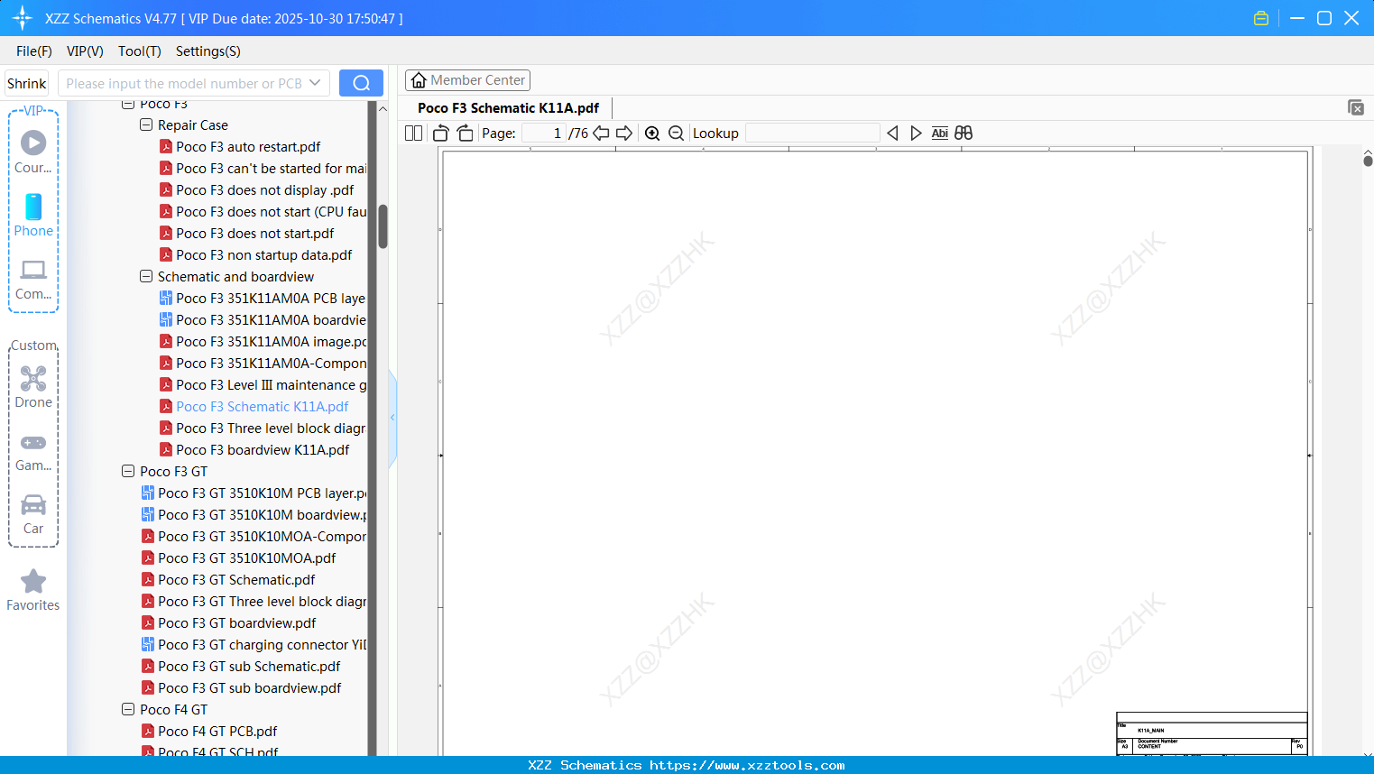 Xiaomi Poco F3 Schematic K11A
